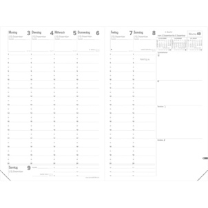 Quo Vadis Kalender Minister Impala 2027 16x24cm 2S/1W sw