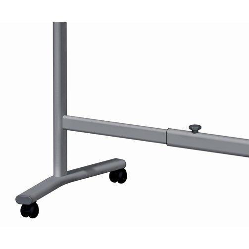 Stativ Mobil für Whiteboard/Projektionstafel PRO | bis 1550 mm | Aluminium | grau