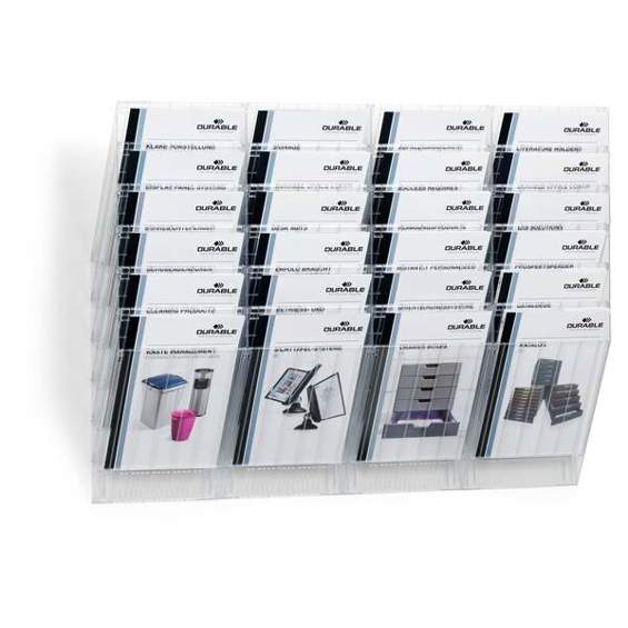 DURABLE Prospektspender-Set FLEXIBOXX 6 A4 | schwarz