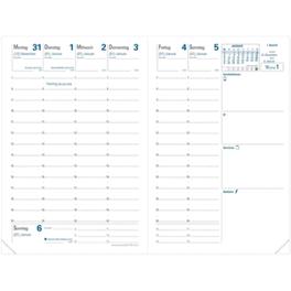 Kalender Geschäftbus 10x15cm Montebello dalirot 2027
