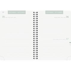 Schülerkalender A5 1 Tag/Seite Hearts 2026/2027