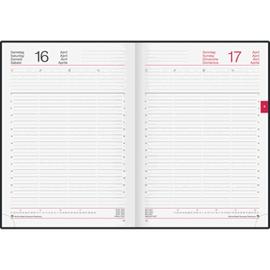 Buchkalender Conform 21x29,1cm 1 Tag/Seite Kunstleder grau 2027