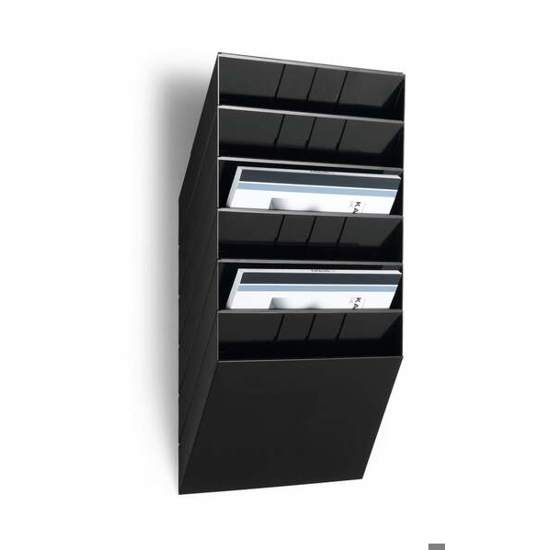 DURABLE Prospektspender-Set FLEXIBOXX 6 A4 QUERFORMAT | schwarz
