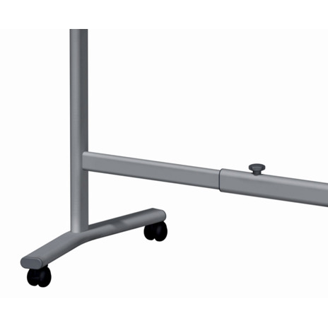 Stativ Mobil für Whiteboard/Projektionstafel PRO | bis 2050 mm | Aluminium | grau