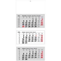 3-Monatskalender 33x70cm Kalendarium 2027