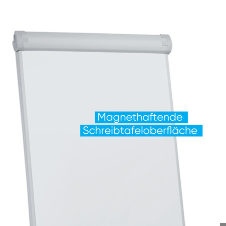 Dreibein-Flipchart PRO | Stahl | höhenverstellbar