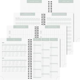 Schülerkalender A5 1 Tag/Seite Hearts 2026/2027