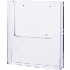 helit Wandprospekthalter H2350202 A4 1Fach PS transparent