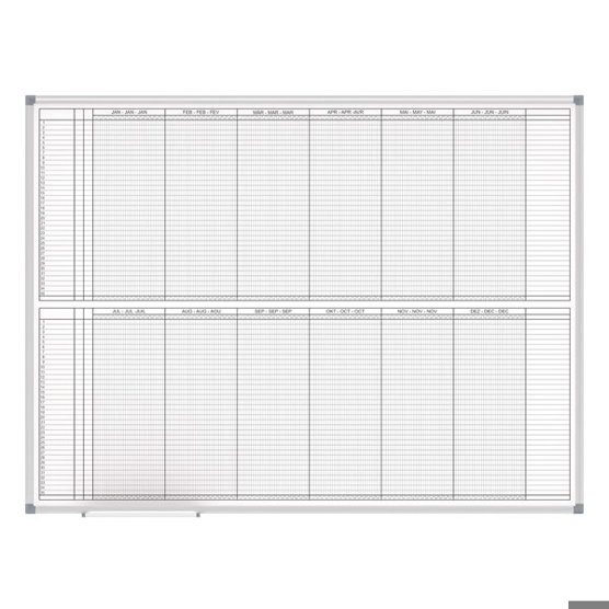 Jahresplaner MAULstandard 90x120 cm | 2x6 Monate