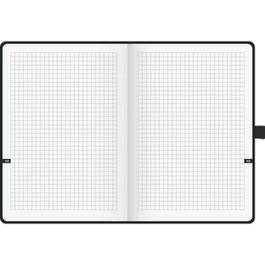 Buchkalender 725 1 Woche/2 Seiten 14,8x21cm A5 Baladek-Einband schwarz 2027