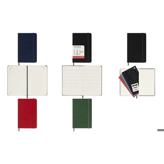 Moleskine Taschenkalender 2027 | Tage | P/A6,Hardcover,hellrot (8018271)