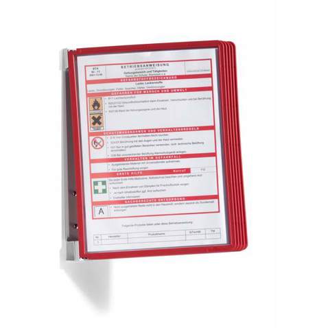 DURABLE Sichttafelsystem VARIO® WALL 5 | rot