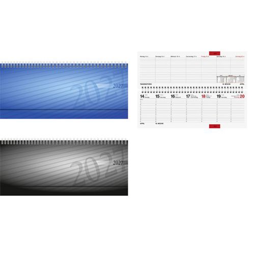 rido idé Tischkalender "septant" | 2027 | blau (6250141)