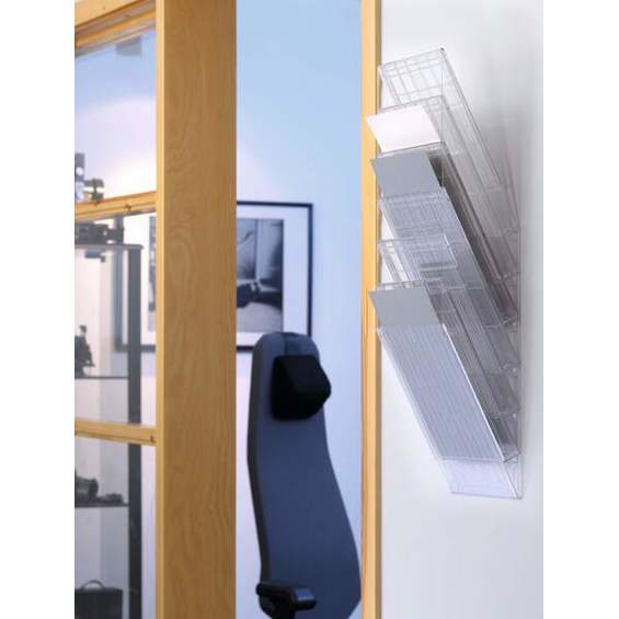 DURABLE Prospektspender-Set FLEXIBOXX 6 A4 | schwarz