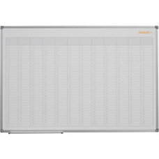 Jahresplaner | neutral | mit senkrechter Monatseinteilung | BxH 900 x 600 mm.