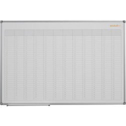 Jahresplaner | neutral | mit senkrechter Monatseinteilung | BxH 1200 x 900 mm.