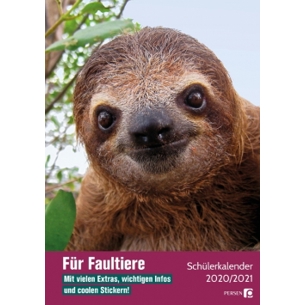 Für Faultiere | Schülerkalender A5 2020/2021