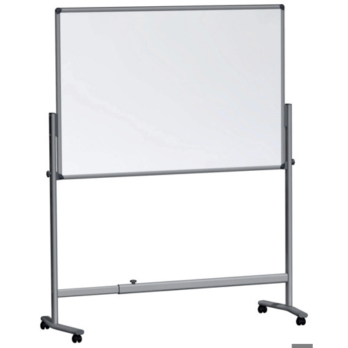 Stativ Mobil für Whiteboard/Projektionstafel PRO | bis 1550 mm | Aluminium | grau