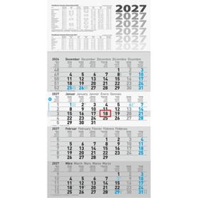 4-Monatskalender 4 Monate/1 Seite 30x59cm UWS 2027