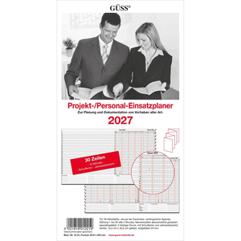 Personal- und Projektplaner für 30 Mitarbeiter/Projekte Kalendarium 2027