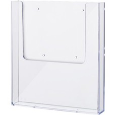 helit Wandprospekthalter H2350202 A4 1Fach PS transparent