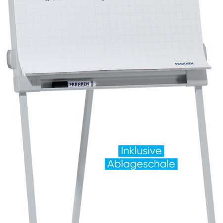 Dreibein-Flipchart PRO | Stahl | höhenverstellbar