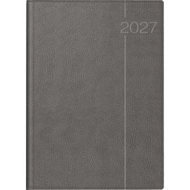 Buchkalender Conform 21x29,1cm 1 Tag/Seite Kunstleder grau 2027