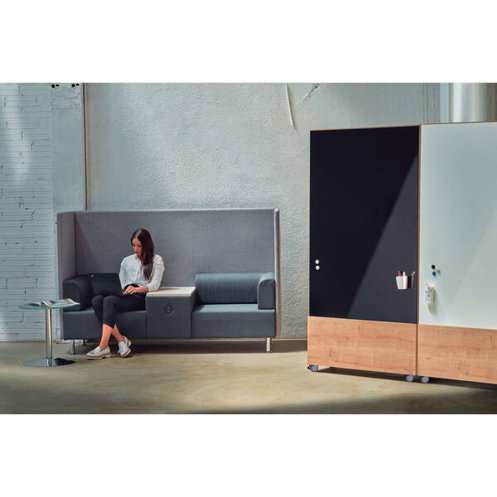 NAT3100 Doppels. mob Halterung für Skinwhiteboards 100x150 cm