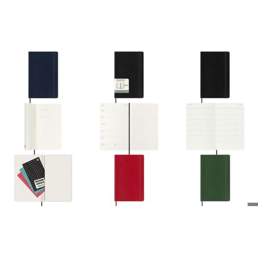 MOLESKINE Buchkalender 2026/2027 | 18 Monate | L/A5 | blau (8018237)