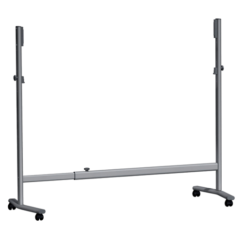 Stativ Mobil für Whiteboard/Projektionstafel PRO | bis 1550 mm | Aluminium | grau