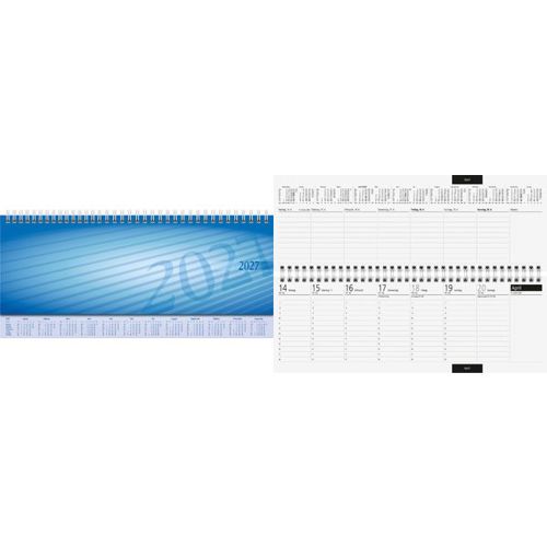 rido idé Tischkalender "Sequenz" | 2027 | blau (6250365)