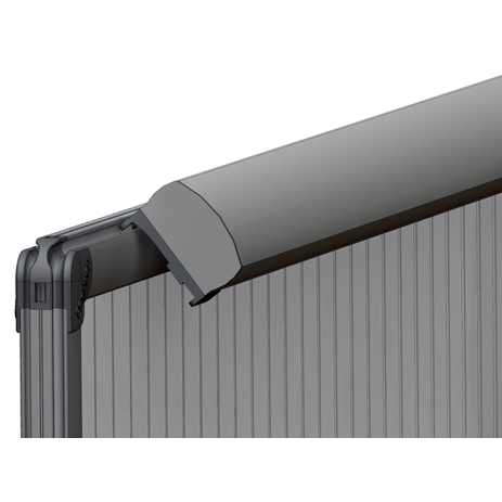 Flipchart Blockhalter PRO | magnetisch | Aluminium | 700 x 55 mm | silber