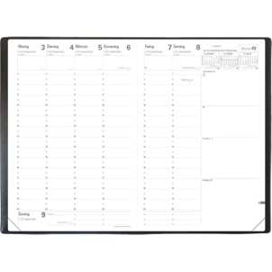 Quo Vadis Kalender Minister Impala 2027 16x24cm 2S/1W sw