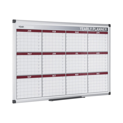 Bi-Office Maya magnetischer 12-Monatsplaner | Planungstafel 90x60cm