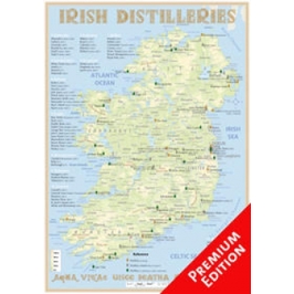 Whiskey Distilleries Ireland | Poster 42x60cm Premium Edition