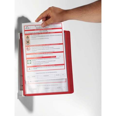 DURABLE Sichttafelsystem VARIO® WALL 5 | rot