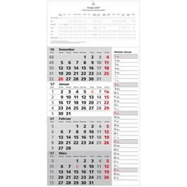 4-Monatskalender 30x53cm 2-farbig Kalendarium 2027