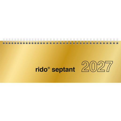 rido/ide Querkalender 2027 30,5x10,5cm 1W/2S