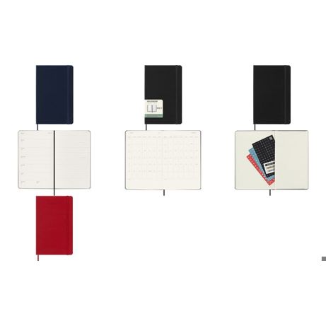 MOLESKINE Buchkalender 2026/2027 | 18 Monate | L/A5 | hellrot (8018239)