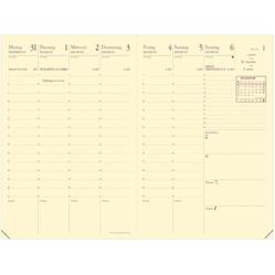 Kalender Geschäftbus Prestige 10x15cm Soho ebenholzschwarz 2027