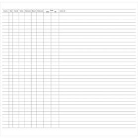Bettenbelegungsplan 16x30/230cm für 35 Einheiten 2027