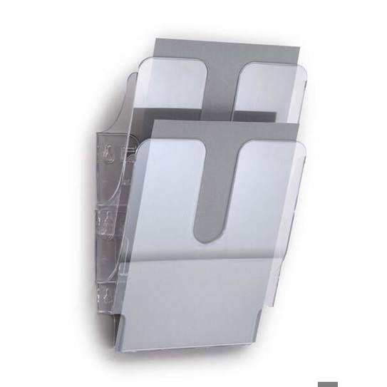 DURABLE Prospektspender-Set FLEXIPLUS 2 A4 | transparent