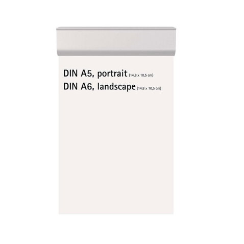 Klemmleiste Aluminium | selbstklebend | Länge 15,6 cm