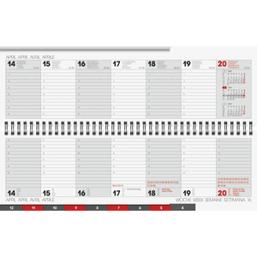 Querkalender 777 32,6x10,2cm 1 Woche/2 Seiten Karton Liv 2027