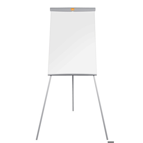 Dreibein-Flipchart Basic | Stahl | magnetisch | weiß
