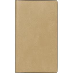 Faltplaner Miniplaner 8,7x15,3cm 1 Monat/2 Seiten Kunstleder Soft hellbraun 2027