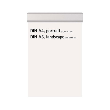 Klemmleiste Aluminium | selbstklebend | Länge 21,8 cm
