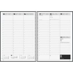 Buchkalender 781 21x29,7cm 1 Woche/2 Seiten Kunstleder rot 2027