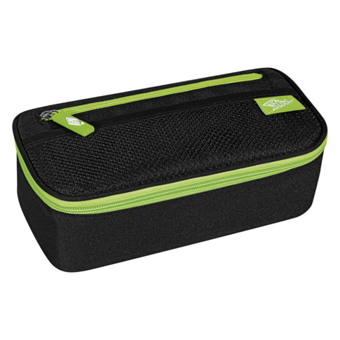 Mäppchen Schlamperbox schwarz/hellgrün