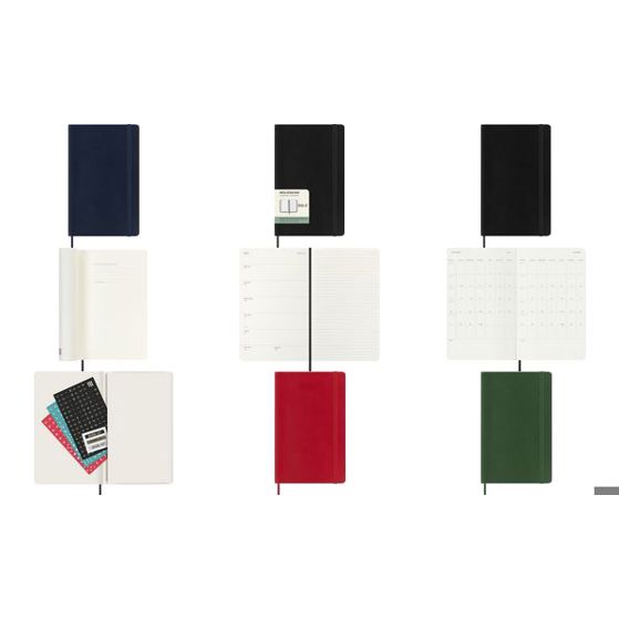 MOLESKINE Buchkalender 2026/2027 | 18 Monate | L/A5 | schwarz (8018233)